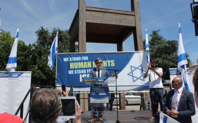 European Coalition for Israel at UN Rally in Geneva - Important to Stand Up Together for Israel